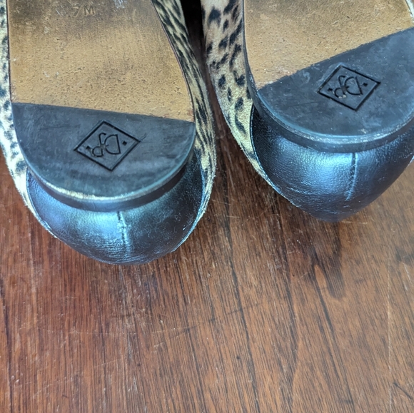 Donald J Pliner Leopard Square Toe Ballet Flats! - Picture 10 of 10